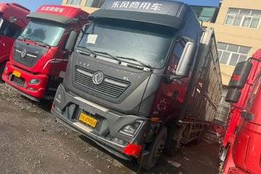 二手东风商用车 天龙KL重卡 465马力 8X4 9.6米仓栅式载货车(国五) 前四后八 康明斯二手载货车 黄牌