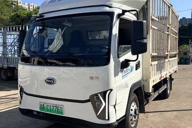 二手开瑞 零米 4.5T 4.2米单排纯电动仓栅式轻卡   二手电动卡车电动载货车图片