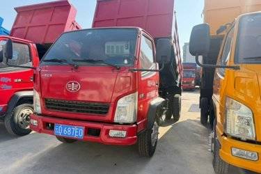 二手一汽红塔 解放经典3系 130马力 3.75米自卸车(国六) 单桥 锡柴二手自卸车 蓝牌