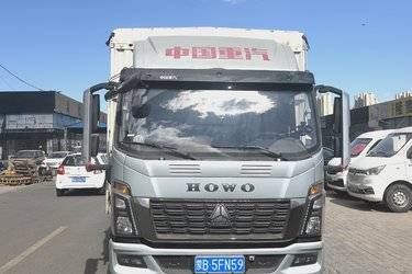 二手中国重汽HOWO 统帅 190马力 4.15米单排仓栅式轻卡(国六) 单桥 潍柴二手载货车 黄牌