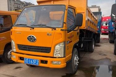 二手一汽红塔 解放经典3系 130马力 3.73米自卸车(国五) 单桥 锡柴二手自卸车 蓝牌图片