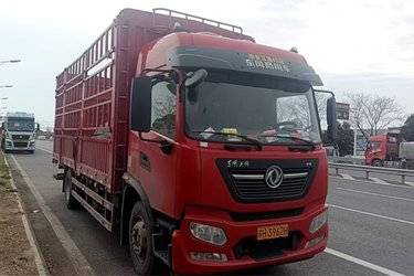 二手东风商用车 天锦KR 精英版 240马力 4X2 6.8米仓栅式载货车(国六) 单桥 东风二手载货车 黄牌图片