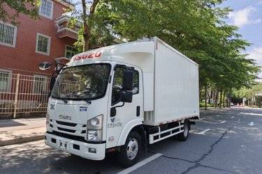 二手庆铃 五十铃M100 120马力 4.13米单排厢式轻卡(国六) 单桥 庆铃五十铃二手载货车 蓝牌图片