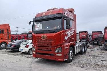 二手青岛解放 JH6重卡 500马力 6X4牵引车(国五) 双驱 潍柴二手牵引车 黄牌