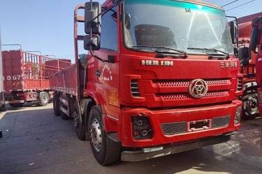 二手三环十通 昊龙 270马力 8X2 8.7米栏板载货车(国五) 前四后六 潍柴二手载货车 黄牌