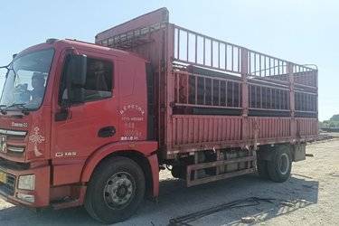 二手徐工 漢風(汉风)G5 185马力 4X2 6.8米排半仓栅式载货车(国五) 单桥 玉柴二手载货车 黄牌图片