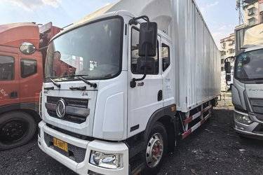 二手东风 多利卡D9 220马力 4X2 8米翼开启厢式载货车(国五) 单桥 安徽康明斯二手载货车 黄牌图片