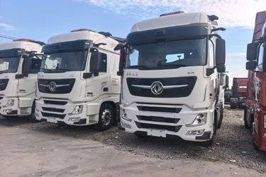 二手东风商用车 天龙旗舰KX 经典版 560马力 6X4 AMT自动档牵引车(带液缓)(伊顿12挡)(国六) 双驱 东风康明斯二手牵引车 黄牌