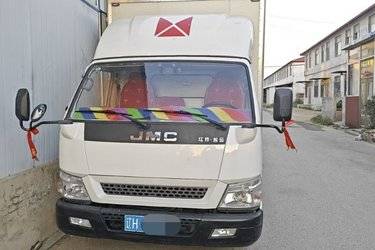 二手江铃 凯运蓝鲸 129马力 4.12米单排厢式轻卡(国五) 单桥 江铃二手载货车 蓝牌图片