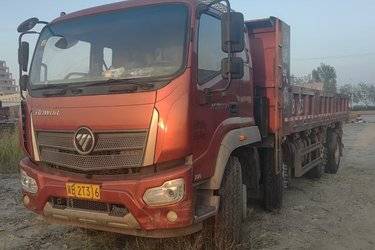 二手福田瑞沃 大金刚ES7 270马力 8X2 7.2米自卸车(国六) 8X2 玉柴二手自卸车 黄牌图片