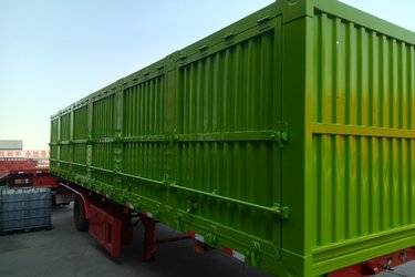 二手11米x2.55米 3轴 自卸式半挂车图片