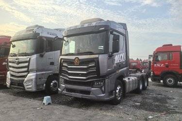 二手中国重汽 HOWO Max重卡 610马力 6X4 AMT自动档牵引车(国六) 双驱 潍柴二手牵引车 黄牌