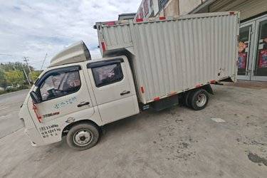 二手福田 祥菱M2 豪华型 2L 122马力 CNG 3.08米双排仓栅式微卡(国六) 单桥 安徽康明斯二手载货车 蓝牌图片