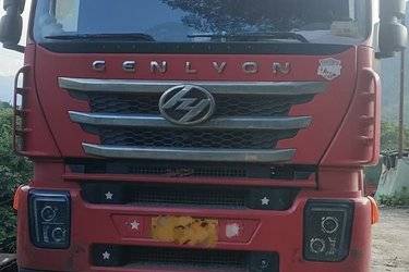 二手上汽红岩 杰狮C6 西南版 440马力 6X4 6.8米自卸车(国六) 后八轮 上柴二手自卸车 黄牌