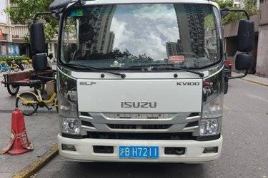 二手庆铃 五十铃KV100 120马力 4.13米单排厢式轻卡(国六) 单桥 庆铃五十铃二手载货车 蓝牌图片