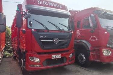 二手东风商用车 天锦KR PLUS 舒适版 290马力 4X2 6.8米仓栅式载货车(国六) 单桥 东风康明斯二手载货车 黄牌