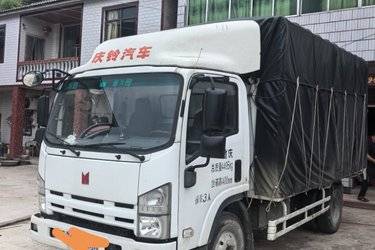 二手庆铃 五十铃KV600 130马力 4.17米单排仓栅轻卡(国五) 单桥 云内动力二手载货车 蓝牌图片