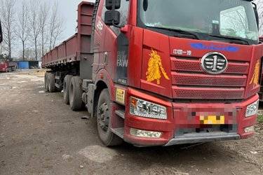 二手一汽解放 J6P重卡 2020款 质惠版 标载型 460马力 6X4牵引车(国五) 双驱 一汽解放二手牵引车 黄牌图片