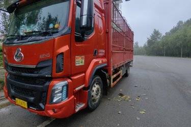 二手东风柳汽 乘龙H5中卡 260马力 4X2 6.8米仓栅式载货车(国五) 单桥 玉柴二手载货车 黄牌