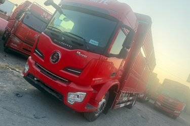 二手陕汽重卡 德龙M6000 菁英版 290马力 4X2 6.85米仓栅式载货车(国六) 单桥 锡柴二手载货车 黄牌