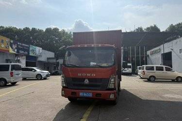 二手中国重汽HOWO 统帅 物流版 141马力 3.85米排半翼展式轻卡(国五) 单桥 安徽康明斯二手载货车 蓝牌