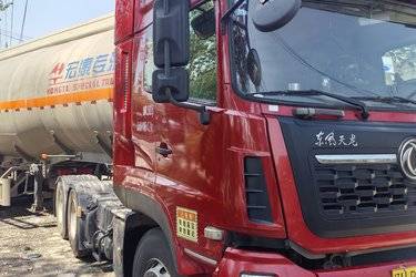二手东风商用车 天龙重卡 启航版 450马力 6X4牵引车(国五) 双驱 雷诺二手牵引车 黄牌