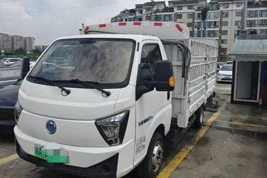 二手飞碟EF3 2024款 4.5T 4.01米单排纯电动仓栅式小卡  二手电动卡车电动载货车