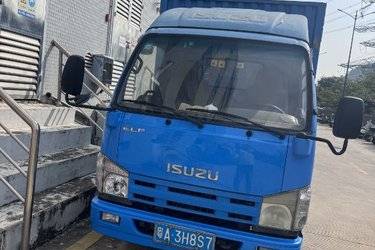 二手庆铃 五十铃100P 98马力 4.25米单排厢式轻卡(国五) 单桥 庆铃五十铃二手载货车 蓝牌