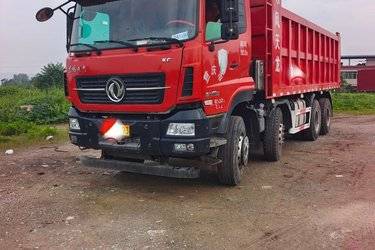 二手东风商用车 天锦KC 350马力 8X4 6.8米自卸车(国六) 前四后八 东风股份二手自卸车 黄牌图片