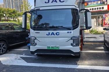 二手江淮帅铃ES9 4.18米单排纯电动仓栅式轻卡 宁德时代165.15kWh  二手电动卡车电动载货车图片