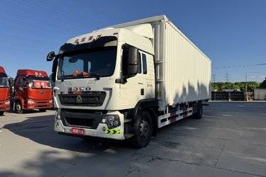 二手中国重汽 HOWO TX 240马力 4X2 9.52米厢式载货车(国五) 单桥 曼二手载货车 黄牌图片