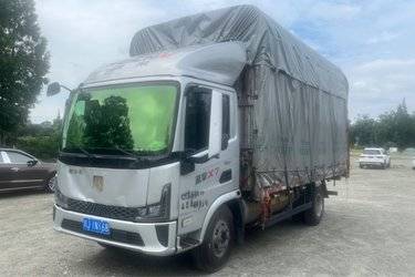 二手蓝擎·龙X7 重载版 3L LNG 140马力 法士特8档 4.18米单排栏板轻卡(国六) 单桥 潍柴二手载货车 蓝牌图片