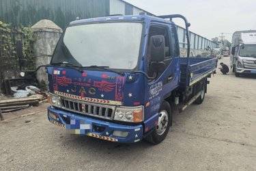 二手江淮 骏铃A8 3.0L 129马力 CNG 3.85米排半栏板轻卡(国六) 单桥 安徽康明斯二手载货车 蓝牌