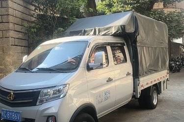 二手长安跨越王X3 标准版 1.6L 汽油 122马力 2.71米双排仓栅式微卡(国六) 单桥 东安二手载货车 蓝牌图片