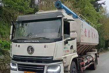 二手粉粒物料运输车 陕汽重卡 德龙F3000 220 6.8 4X2图片