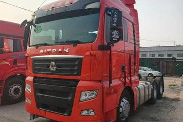 二手中国重汽 汕德卡SITRAK G7S重卡 510马力 6X4 AMT自动档牵引车(国六) 双驱 曼二手牵引车 黄牌