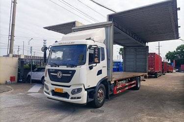 二手东风商用车 天锦KR中卡 舒适版 180马力 4X2 8米厢式载货车(国五) 单桥 福田康明斯二手载货车 黄牌