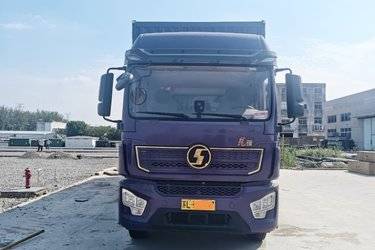 二手陕汽康明斯 龙骥 轻量化版 240马力 4X2 9.8米厢式载货车(国六) 单桥 康明斯二手载货车 黄牌图片