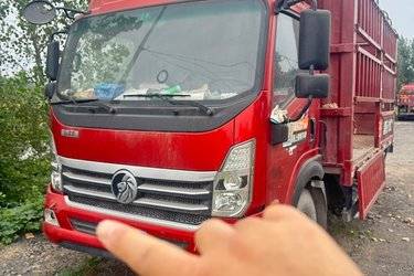 二手中国重汽成都商用车 瑞狮 160马力 4.15米单排仓栅式轻卡(潍柴)(国六) 单桥 潍柴二手载货车 蓝牌
