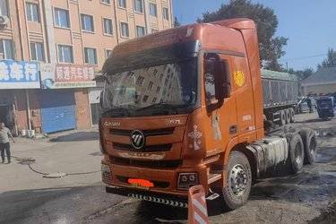 二手福田 欧曼GTL 基本型 490马力 6X4 牵引车(国六) 双驱 福田康明斯二手牵引车 黄牌图片
