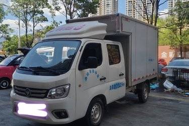 二手福田 祥菱M1 豪华型 1.6L 122马力 汽油 2.55米双排厢式微卡(国六) 单桥 东安二手载货车 蓝牌图片