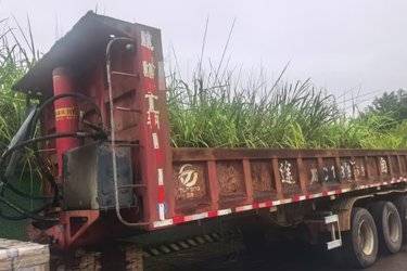 二手9.00米x2.55米 3轴 自卸式半挂车