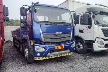 二手福田瑞沃 圣龙ES7 270马力 8X2 8.8米栏板载货车(国六) 前四后六 潍柴二手载货车 黄牌图片