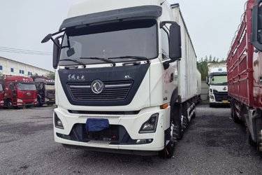 二手东风商用车 天龙KL重卡 300马力 6X2 9.4米厢式载货车(国五) 前四后四 东风康明斯二手载货车 黄牌