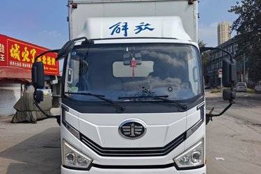二手解放 虎6G 4.5T 4.16米单排插电式混合动力厢式轻卡14.02KWh  二手电动卡车电动载货车图片