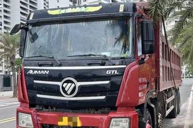 二手福田 欧曼GTL 9系重卡 400马力 8X4 8.2米自卸车(国五) 前四后八 潍柴二手自卸车 黄牌图片