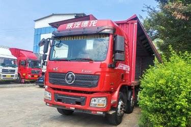 二手陕汽重卡 德龙L3000 300马力 6X2 9.5米翼开启厢式载货车(高顶)(国五) 前四后四 潍柴二手载货车 黄牌图片