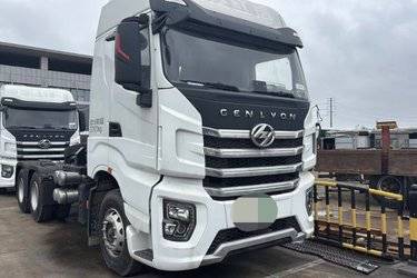 二手上汽红岩 杰狮H6 25T 6X4 换电式纯电动牵引车 282kWh  二手电动卡车电动牵引车