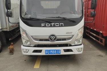 二手福田 奥铃CTX 143马力 4.165米单排厢式售货车(国五) 单桥 潍柴二手载货车 蓝牌图片