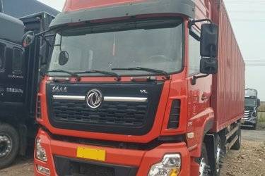 二手东风商用车 天龙VL重卡 292马力 6X2 9.6米厢式载货车(国五) 前四后四 雷诺二手载货车 黄牌